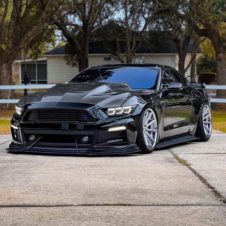 2015-2017 Ford Mustang S650 Style LED DRL Headlights - AutoLEDTech.com