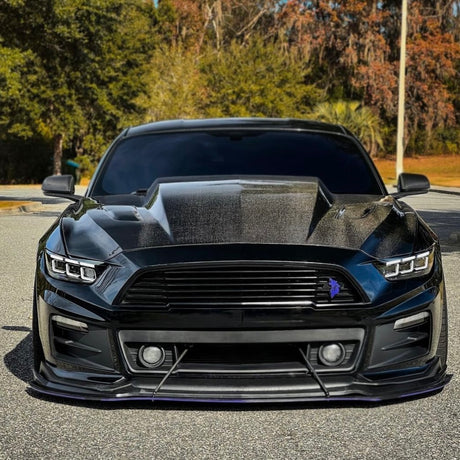 2015-2017 Ford Mustang S650 Style LED DRL Headlights - AutoLEDTech.com