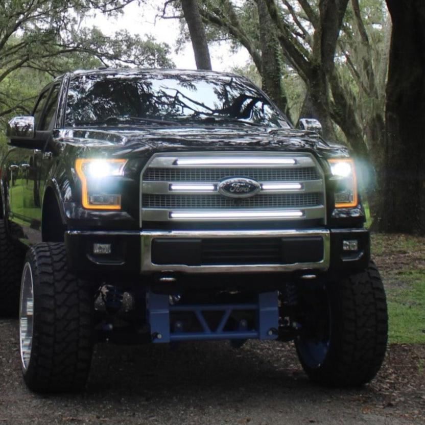 2015-2017 Ford F150 Platinum LED Grill Accent Lights Bar Kit