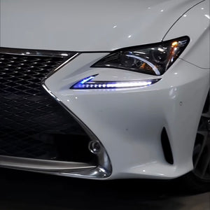 2015-2018 Lexus RC 300 350 F RGBW Flow Series LED DRL Boards - AutoLEDTech.com