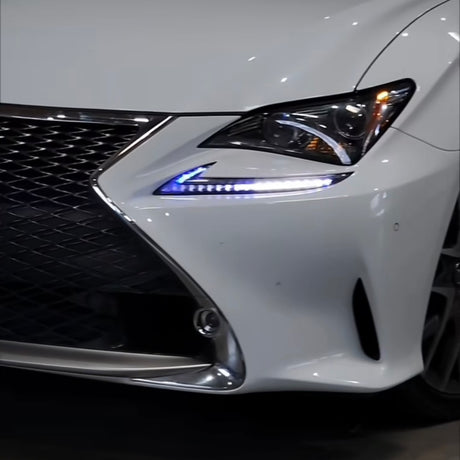 2015-2018 Lexus RC 300 350 F RGBW Flow Series LED DRL Boards - AutoLEDTech.com