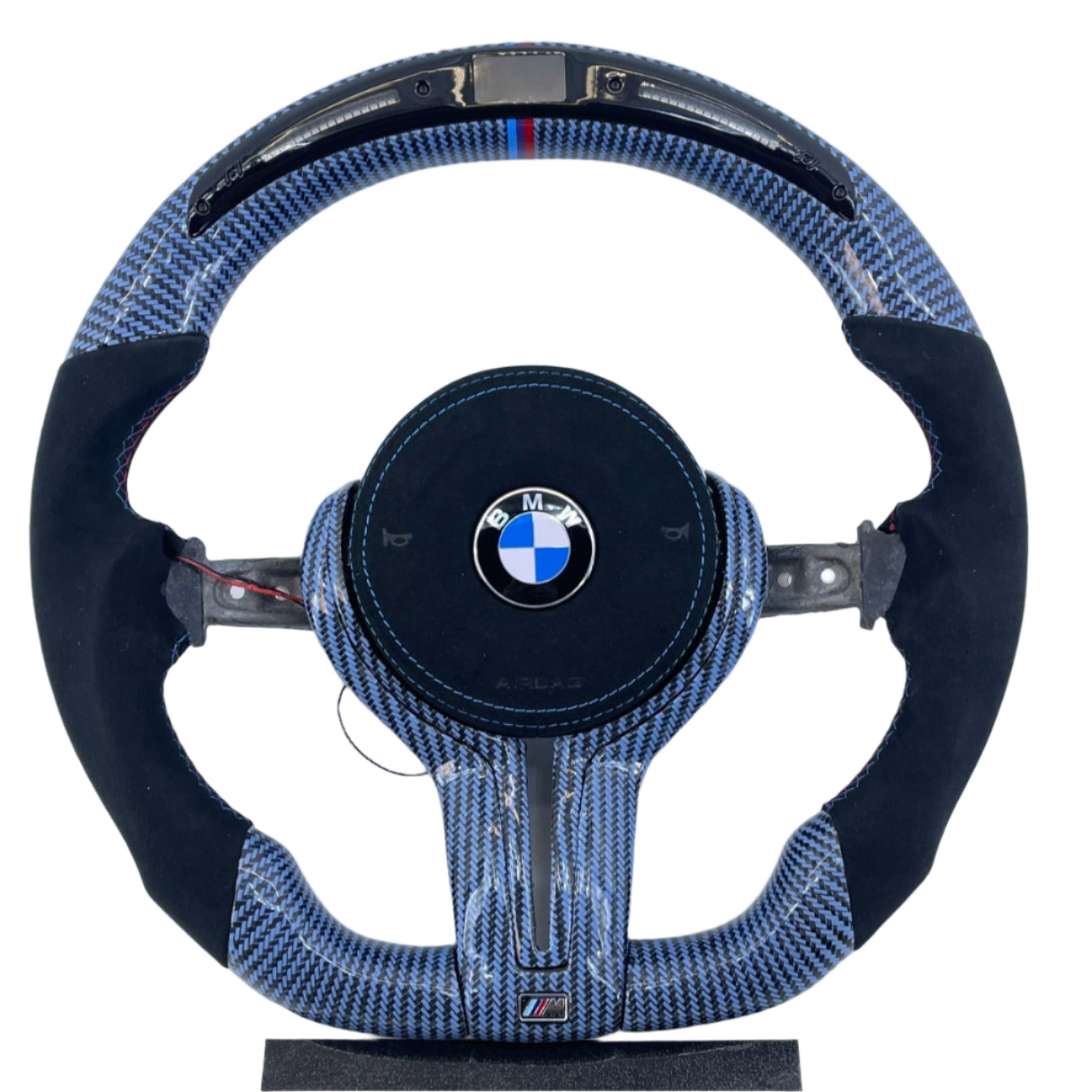 2015-2020 BMW M2 M3 M4 Custom Carbon Fiber Steering Wheel - AutoLEDTech.com