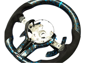 2015-2020 BMW M2 M3 M4 Custom Carbon Fiber Steering Wheel - AutoLEDTech.com