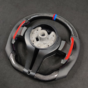 2015-2020 BMW M2 M3 M4 Custom Carbon Fiber Steering Wheel - AutoLEDTech.com