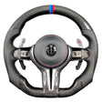 2015-2020 BMW M2 M3 M4 Custom Carbon Fiber Steering Wheel - AutoLEDTech.com