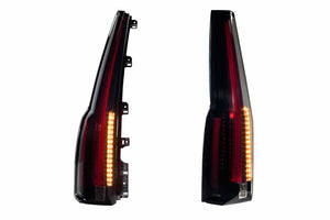 2015-2020 Chevrolet Tahoe Suburban Smoked XB LED Tail Lights Assemblies - Fits all models - AutoLEDTech.com
