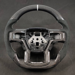 2015-2020 Ford Raptor F150 Custom Carbon Fiber Steering Wheel - AutoLEDTech.com
