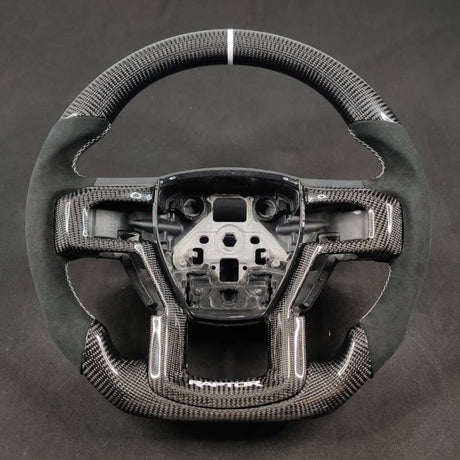 2015-2020 Ford Raptor F150 Custom Carbon Fiber Steering Wheel - AutoLEDTech.com