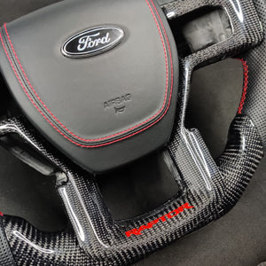 2015-2020 Ford Raptor F150 Custom Carbon Fiber Steering Wheel - AutoLEDTech.com