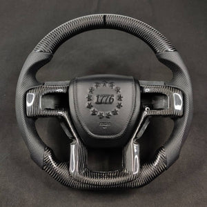 2015-2020 Ford Raptor F150 Custom Carbon Fiber Steering Wheel - AutoLEDTech.com