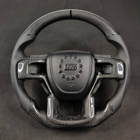 2015-2020 Ford Raptor F150 Custom Carbon Fiber Steering Wheel - AutoLEDTech.com