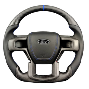 2015-2020 Ford Raptor F150 Custom Carbon Fiber Steering Wheel - AutoLEDTech.com