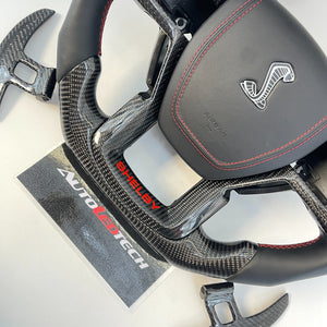 2015-2020 Ford Raptor F150 Custom Carbon Fiber Steering Wheel - AutoLEDTech.com