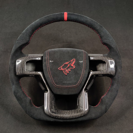 2015-2020 Ford Raptor F150 Custom Carbon Fiber Steering Wheel - AutoLEDTech.com