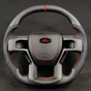 2015-2020 Ford Raptor F150 Custom Carbon Fiber Steering Wheel - AutoLEDTech.com