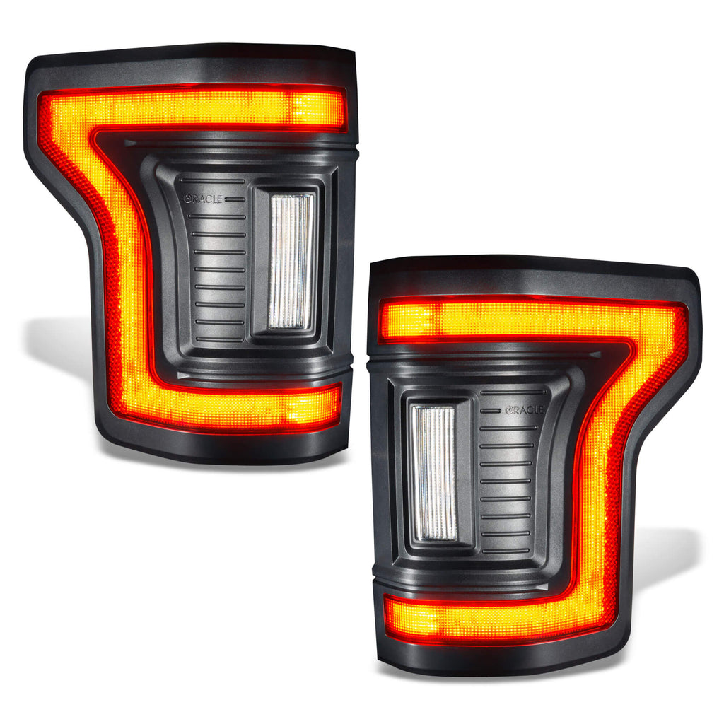 2015-2020 Ford F150 & Raptor Red Smoked LED Flush Mount Tail Lights - AutoLEDTech.com