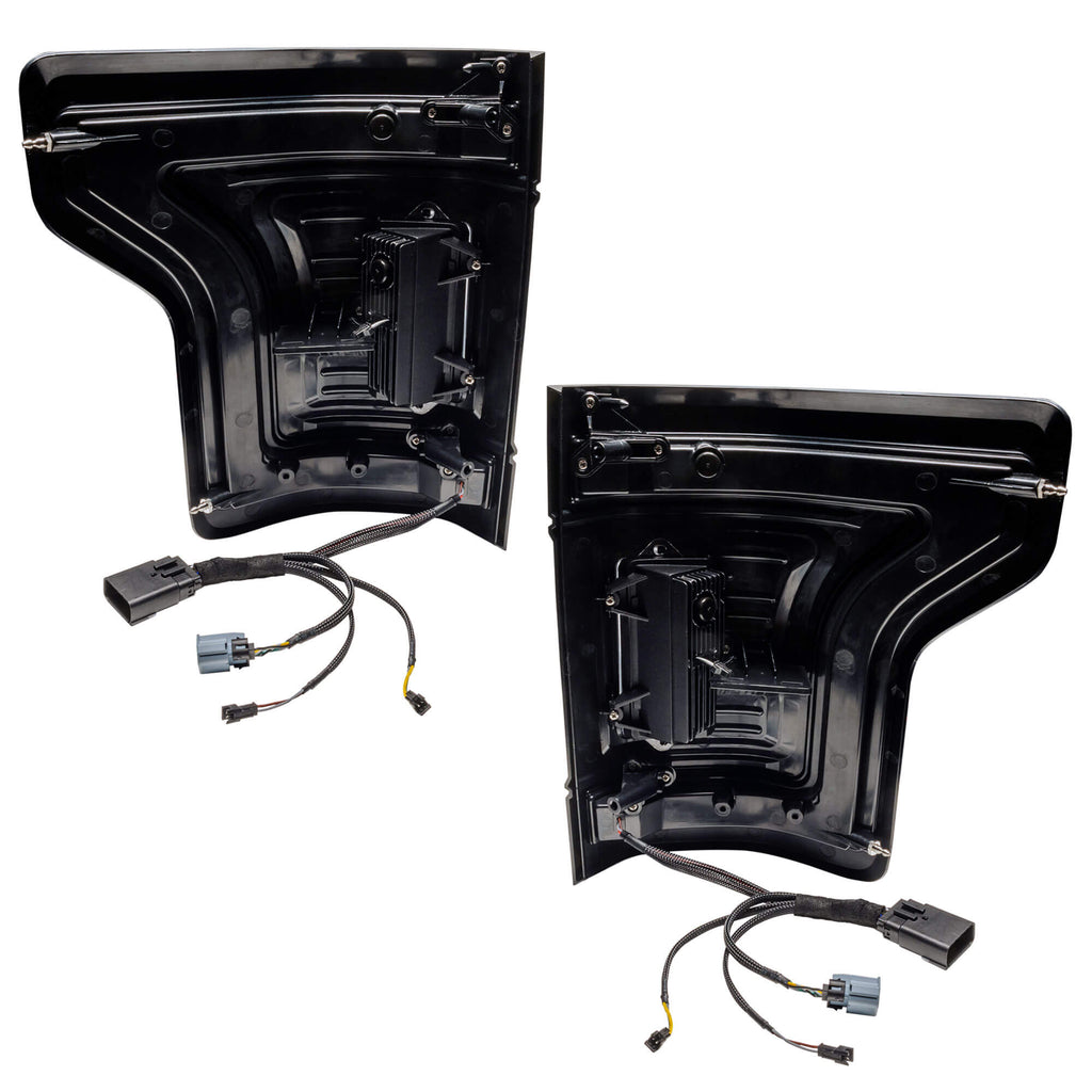 2015-2020 Ford F150 & Raptor Red Smoked LED Flush Mount Tail Lights - AutoLEDTech.com