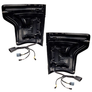 2015-2020 Ford F150 & Raptor Red Smoked LED Flush Mount Tail Lights - AutoLEDTech.com