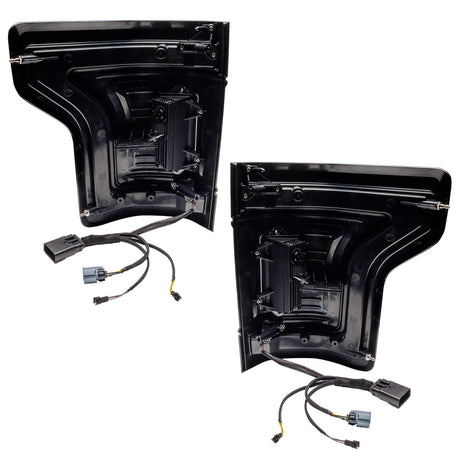 2015-2020 Ford F150 & Raptor Red Smoked LED Flush Mount Tail Lights - AutoLEDTech.com
