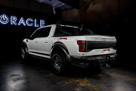 2015-2020 Ford F150 & Raptor Red Smoked LED Flush Mount Tail Lights - AutoLEDTech.com