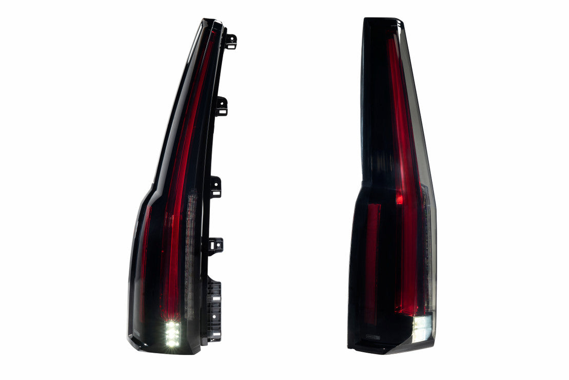 2015-2020 GMC Yukon Smoked XB LED Tail Lights Assemblies - Fits all models - AutoLEDTech.com