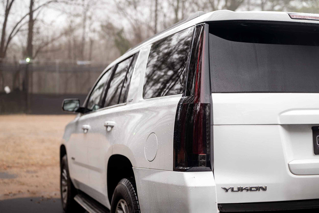2015-2020 GMC Yukon Smoked XB LED Tail Lights Assemblies - Fits all models - AutoLEDTech.com