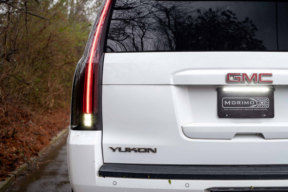 2015-2020 GMC Yukon Smoked XB LED Tail Lights Assemblies - Fits all models - AutoLEDTech.com