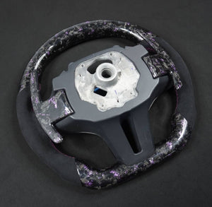2015-2020 BMW M2 M3 M4 Custom Carbon Fiber Steering Wheel - AutoLEDTech.com