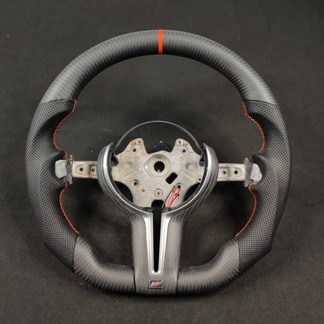 2015-2020 BMW M2 M3 M4 Custom Carbon Fiber Steering Wheel - AutoLEDTech.com