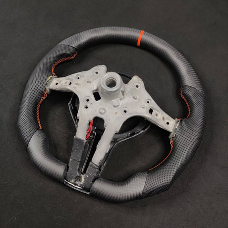 2015-2020 BMW M2 M3 M4 Custom Carbon Fiber Steering Wheel - AutoLEDTech.com