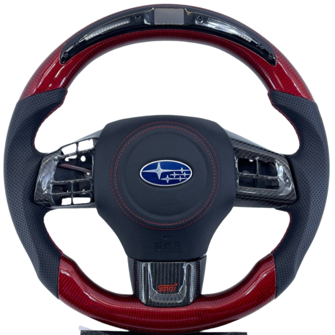 2015-2021 Subaru WRX/STI Custom Carbon Fiber Steering Wheel - AutoLEDTech.com