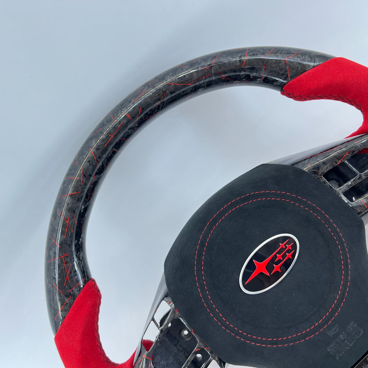 2015-2021 Subaru WRX/STI Custom Carbon Fiber Steering Wheel - AutoLEDTech.com