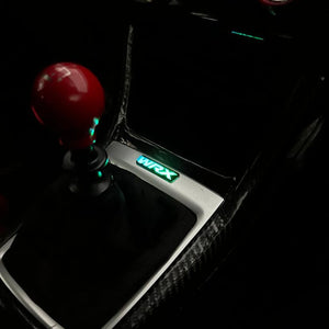 2015-2021 WRX RGBW Flow Series LED Shifter Trim Badge - Lit Logos - AutoLEDTech.com
