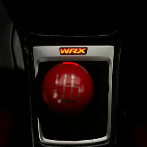 2015-2021 WRX RGBW Flow Series LED Shifter Trim Badge - Lit Logos - AutoLEDTech.com
