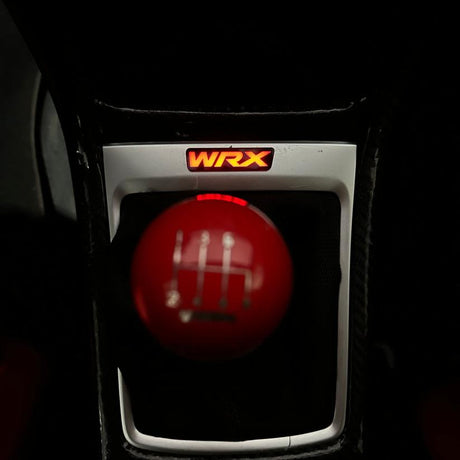 2015-2021 WRX RGBW Flow Series LED Shifter Trim Badge - Lit Logos - AutoLEDTech.com