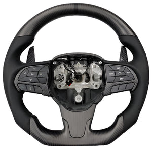 2015-2023 Chrysler 300 Custom Carbon Fiber Steering Wheel - AutoLEDTech.com