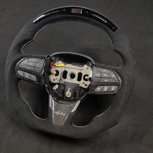 2015-2023 Chrysler 300 Custom Carbon Fiber Steering Wheel - AutoLEDTech.com