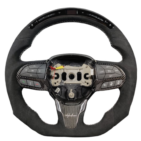 2015-2023 Chrysler 300 Custom Carbon Fiber Steering Wheel - AutoLEDTech.com