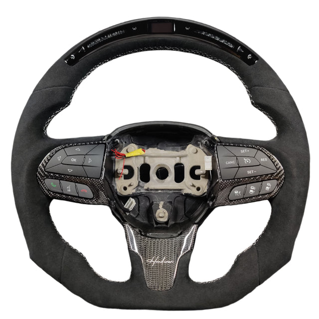 2015-2023 Chrysler 300 Custom Carbon Fiber Steering Wheel - AutoLEDTech.com