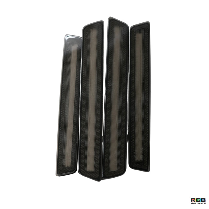 2015-2023 Dodge Challenger RGB Flow Series LED Smoked Side Marker Lights - AutoLEDTech.com