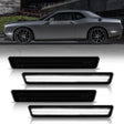 2015-2023 Dodge Challenger SCANNING White LED Smoked Side Marker Lights - AutoLEDTech.com