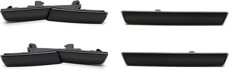 2015-2023 Dodge Challenger Widebody SCANNING White LED Smoked Side Marker Lights - AutoLEDTech.com