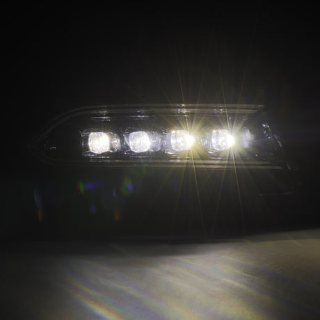 2015-2023 Dodge Charger Alpharex Nova LED Projector Headlights (Alpha Black) - AutoLEDTech.com