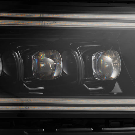 2015-2023 Dodge Charger Alpharex Nova LED Projector Headlights (Alpha Black) - AutoLEDTech.com
