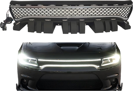 2015-2023 Dodge Charger ANIMATED STARTUP LED DRL Grill Light Assembly - AutoLEDTech.com