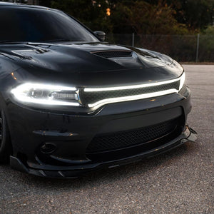 2015-2023 Dodge Charger ANIMATED STARTUP LED DRL Grill Light Assembly - AutoLEDTech.com