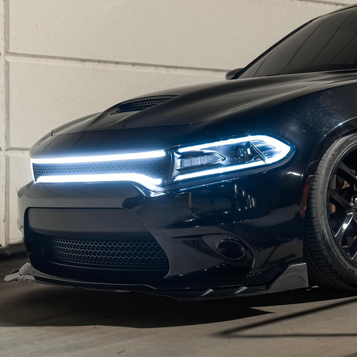 2015-2023 Dodge Charger ANIMATED STARTUP LED DRL Grill Light Assembly - AutoLEDTech.com