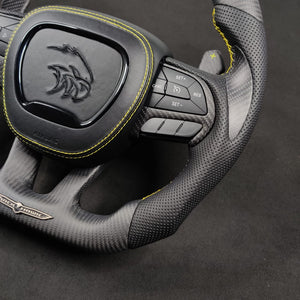 2015-2023 Dodge Charger Challenger Durango Custom Airbag Cover - AutoLEDTech.com