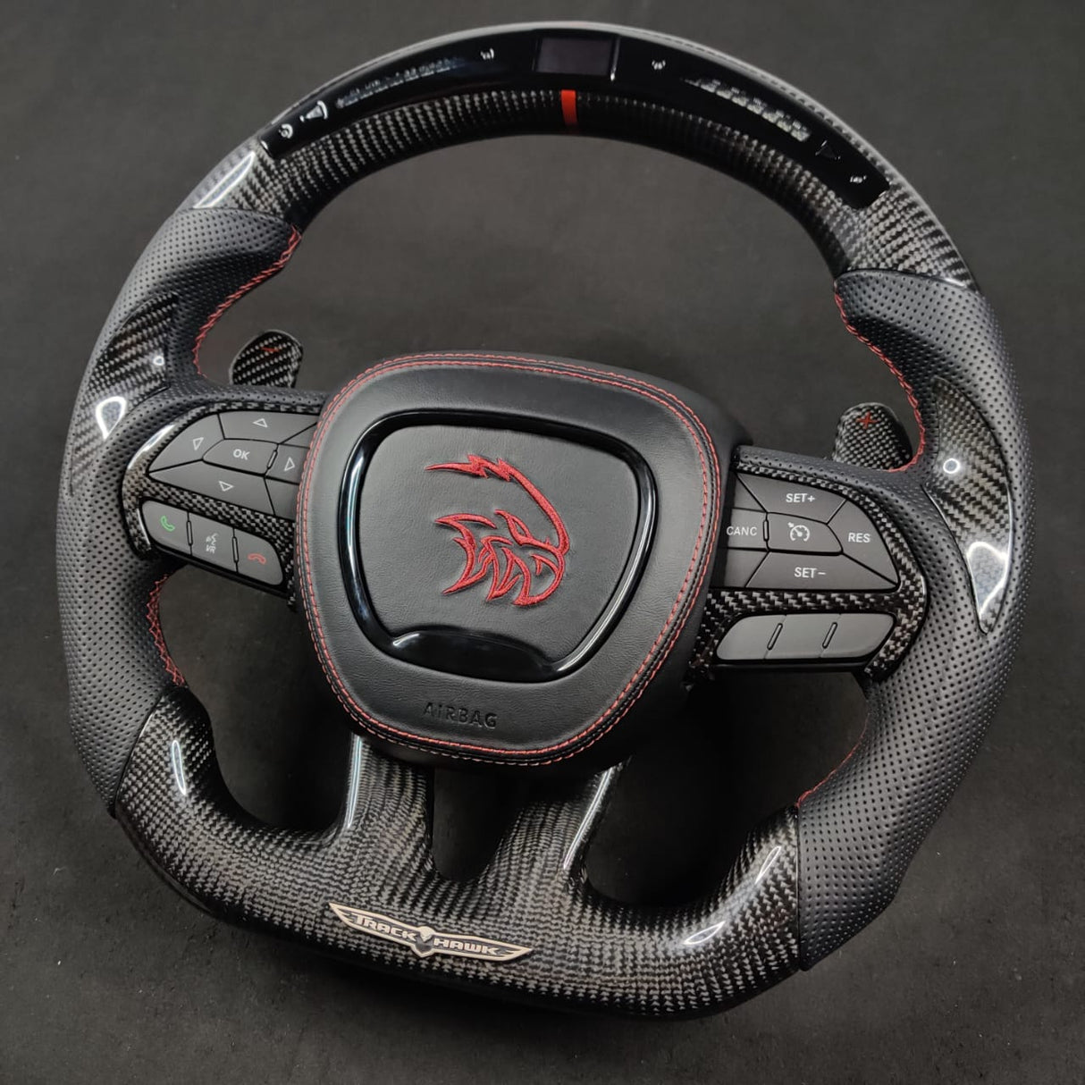 2015-2023 Dodge Charger Challenger Durango Custom Airbag Cover - AutoLEDTech.com