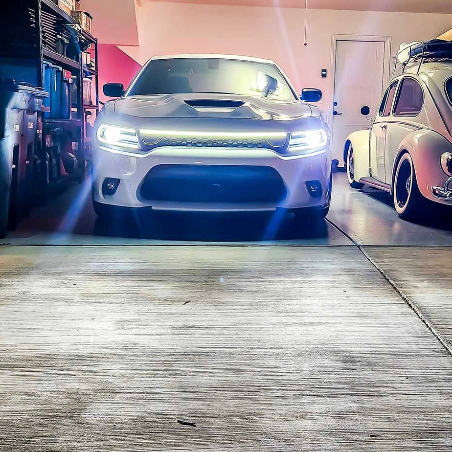 2015-2023 Dodge Charger LED DRL Grill Accent Lights Bar Kit - AutoLEDTech.com